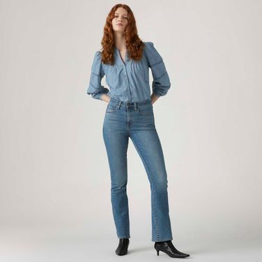 Calça Jeans Levi's® 725® High Rise Bootcut Lavagem Média