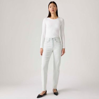 Calça Jeans Levi's® 724® High Rise Straight Lavagem Clara
