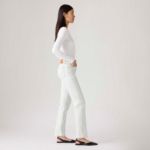 Calça Jeans Levi's® 724® High Rise Straight Branca
