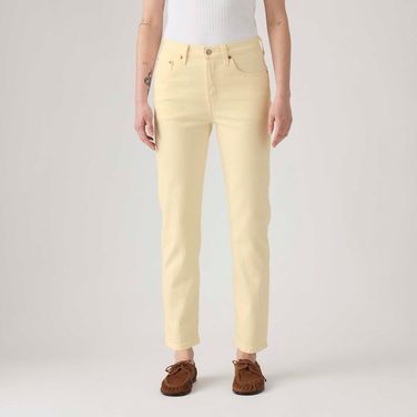 Calça Jeans Levi's® 501® Crop Amarelo Claro