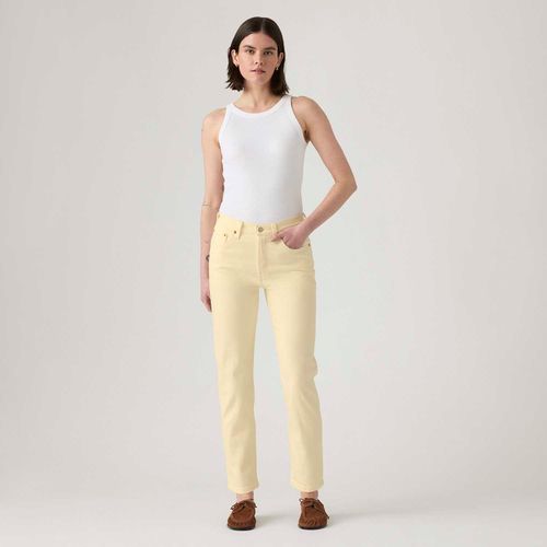 Calça Jeans Levi's® 501® Crop Amarelo Claro