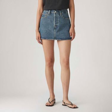 Saia Jeans Levi's® Icon Lavagem Escura