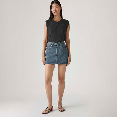 Saia Jeans Levi's® Icon Lavagem Escura