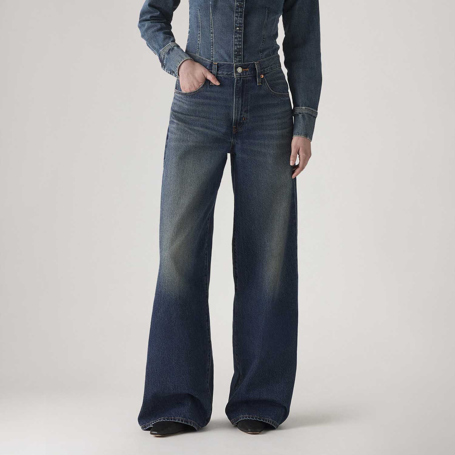 Calça Jeans Levi's® XL Straight Lavagem Escura - Levi's® Brasil