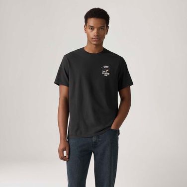 Camiseta Levi's® Relaxed Preta Manga Curta