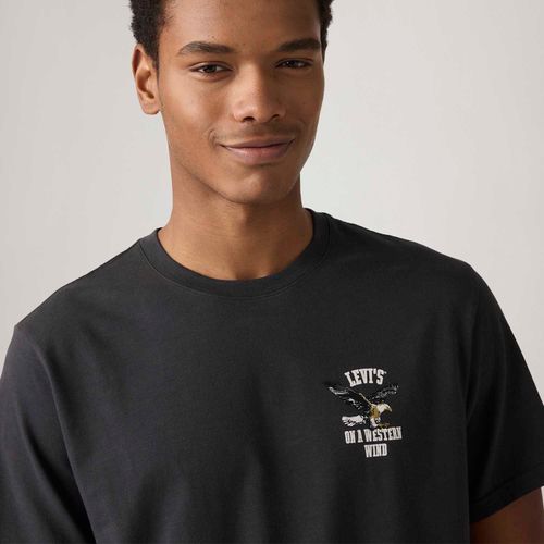 Camiseta Levi's® Relaxed Preta Manga Curta