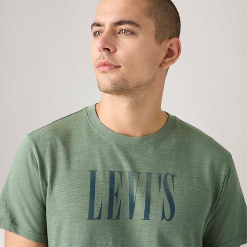 Camiseta Levi's® Relaxed Verde Manga Curta