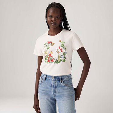 Camiseta Levi's® The Perfect Branca Manga Curta