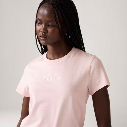 Camiseta Levi's® The Perfect Rosa Manga Curta