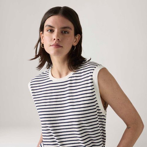 Blusa Levi's® Boxy Tank Listrada Muscle
