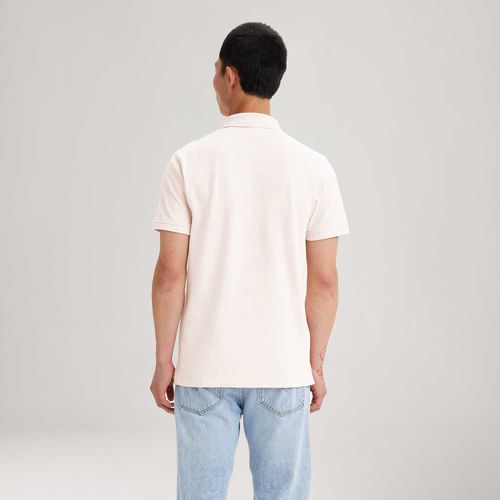 Polo Levi's® Housemark Vermelho Manga Curta