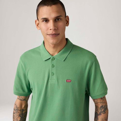 Polo Levi's® Housemark Verde Manga Curta