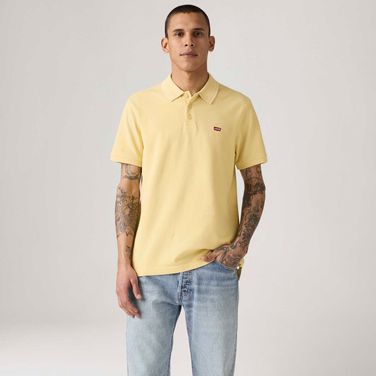 Polo Levi's® Housemark Amarela Manga Curta