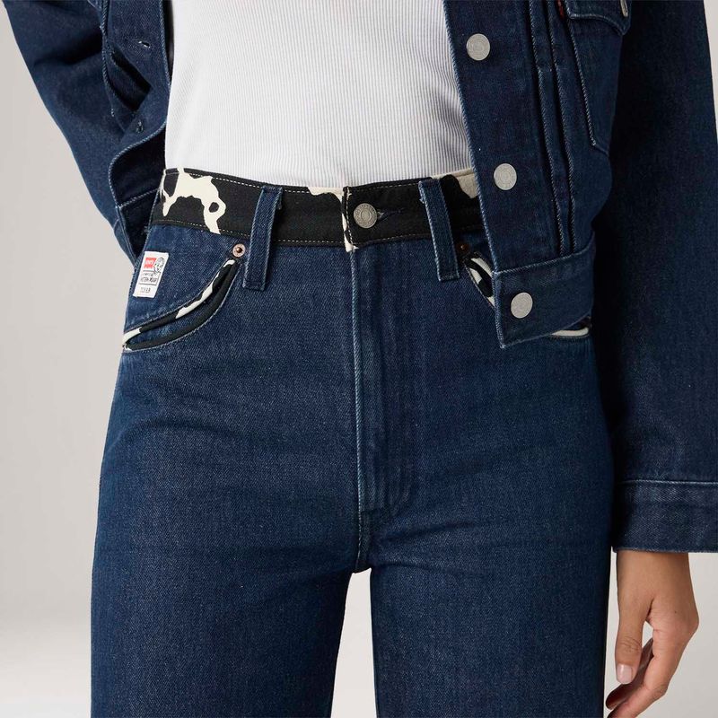 Levi's® X Toy Story Calça Jeans Ribcage Bells Lavagem Escura