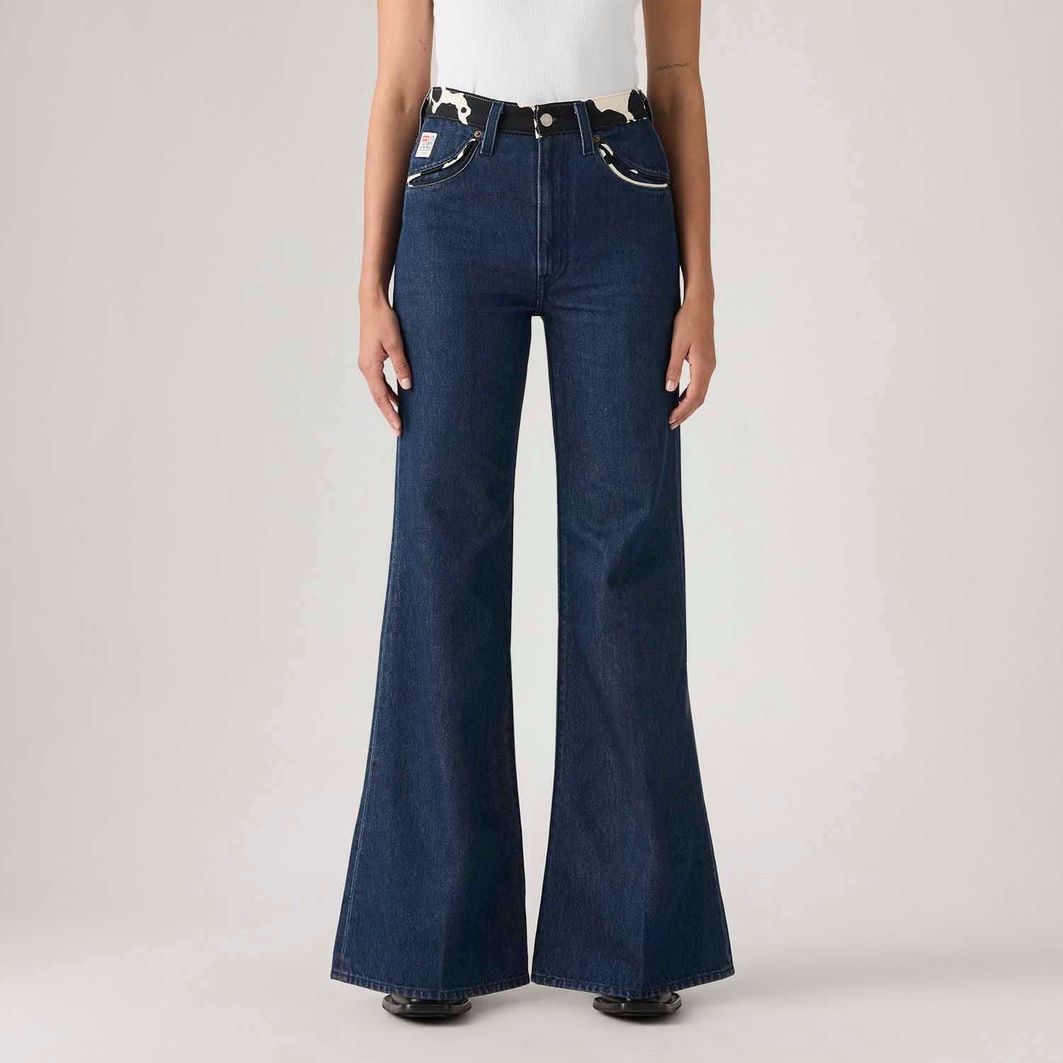 Levi's® X Toy Story Calça Jeans Ribcage Bells Lavagem Escura