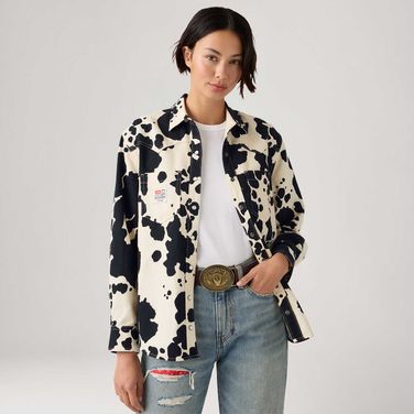 Levi's® X Toy Story Camisa Western Cow Branca e Preta