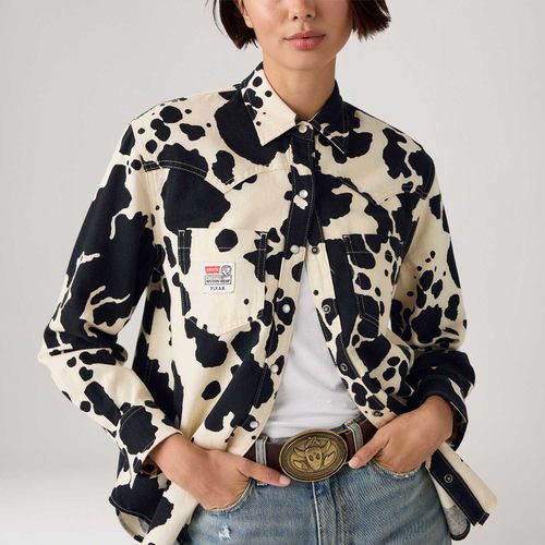Levi's® X Toy Story Camisa Western Cow Branca e Preta
