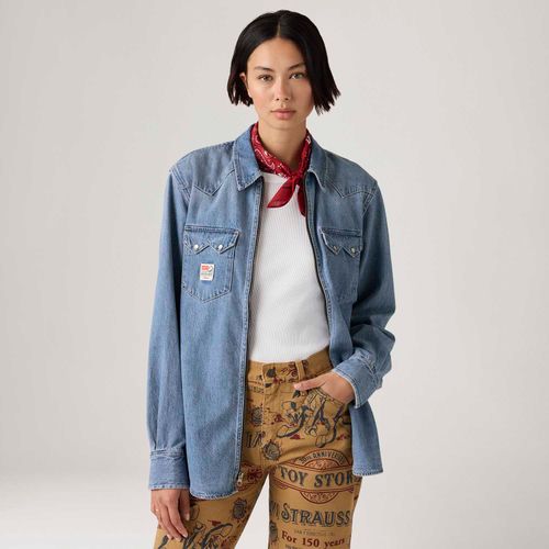 Levi's® X Toy Story Camisa Western Lavagem Clara