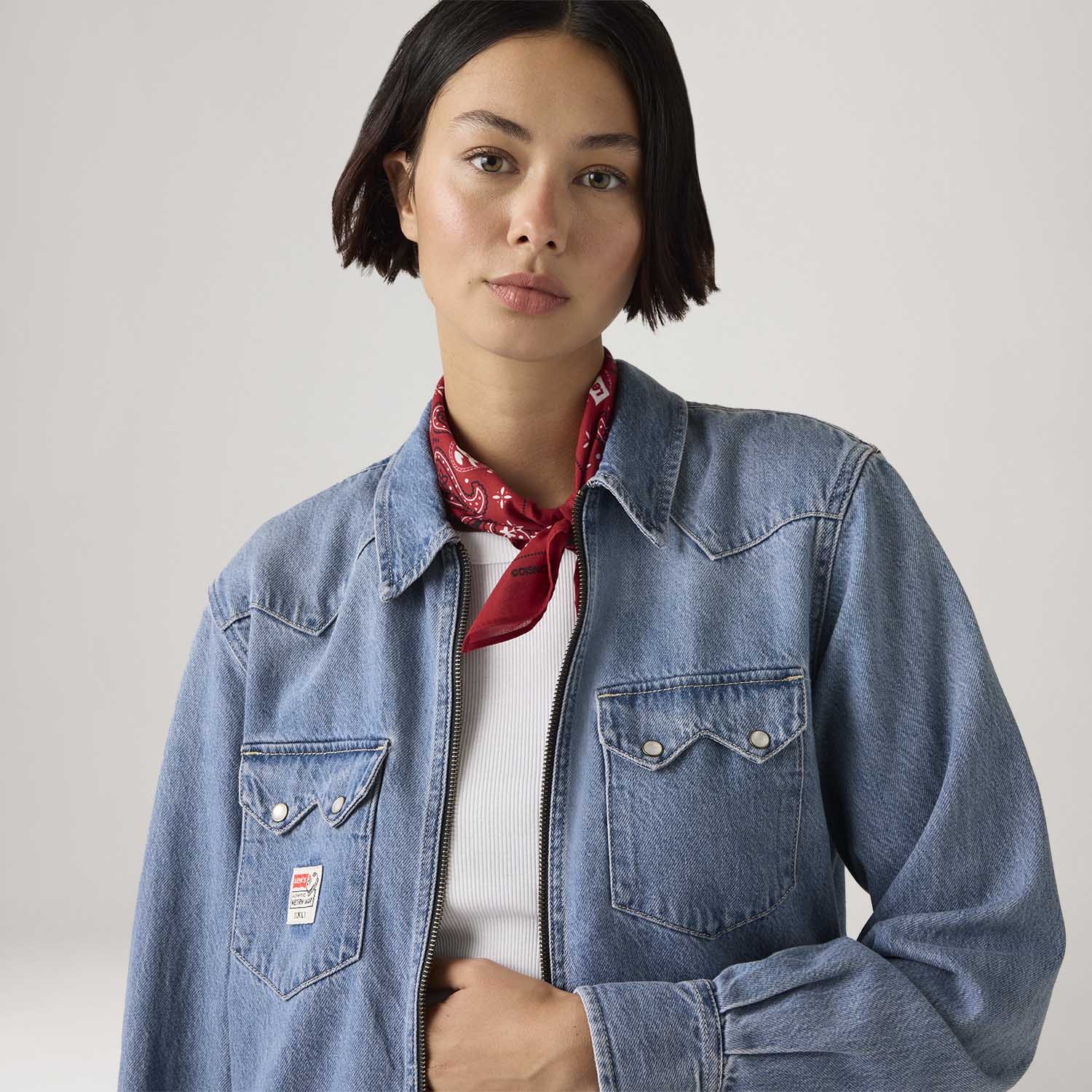Levi's® X Toy Story Camisa Western Lavagem Clara - Levi's® Brasil