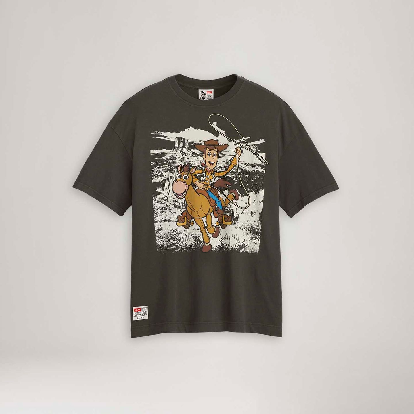 Levi's® X Toy Story Camiseta Woody Boxy Marrom - Levi's® Brasil