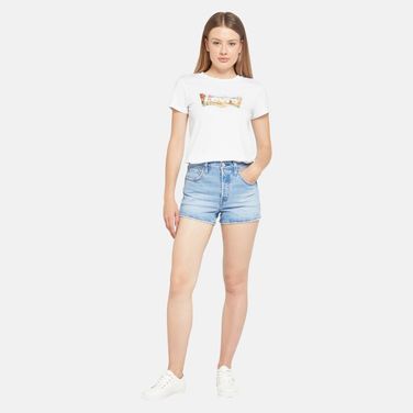 Shorts Jeans Levi's® 501® Original Lavagem Média