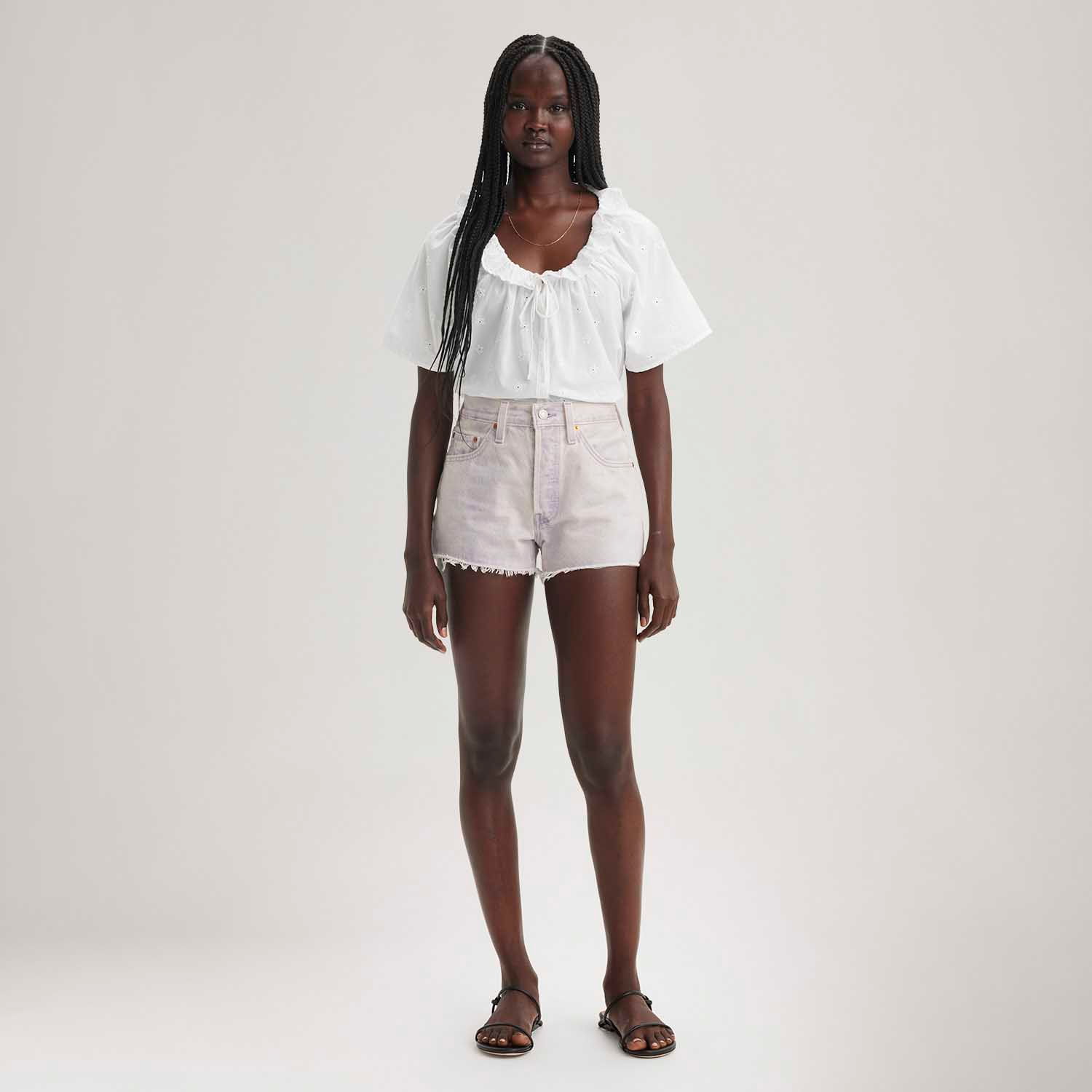 Short Jeans Levi's® 501® Original Roxo - Levi's® Brasil