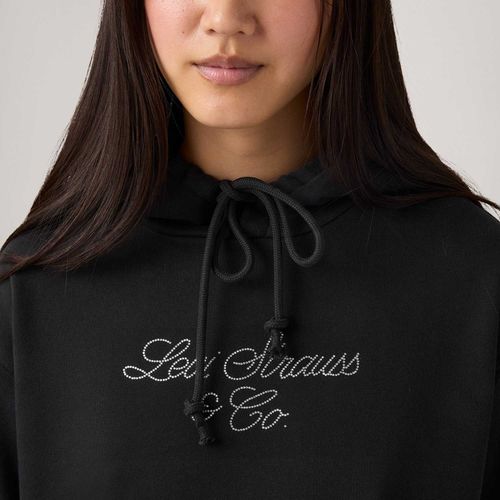 Moletom Levi's® Graphic Heritage Hoodie com Capuz Preto