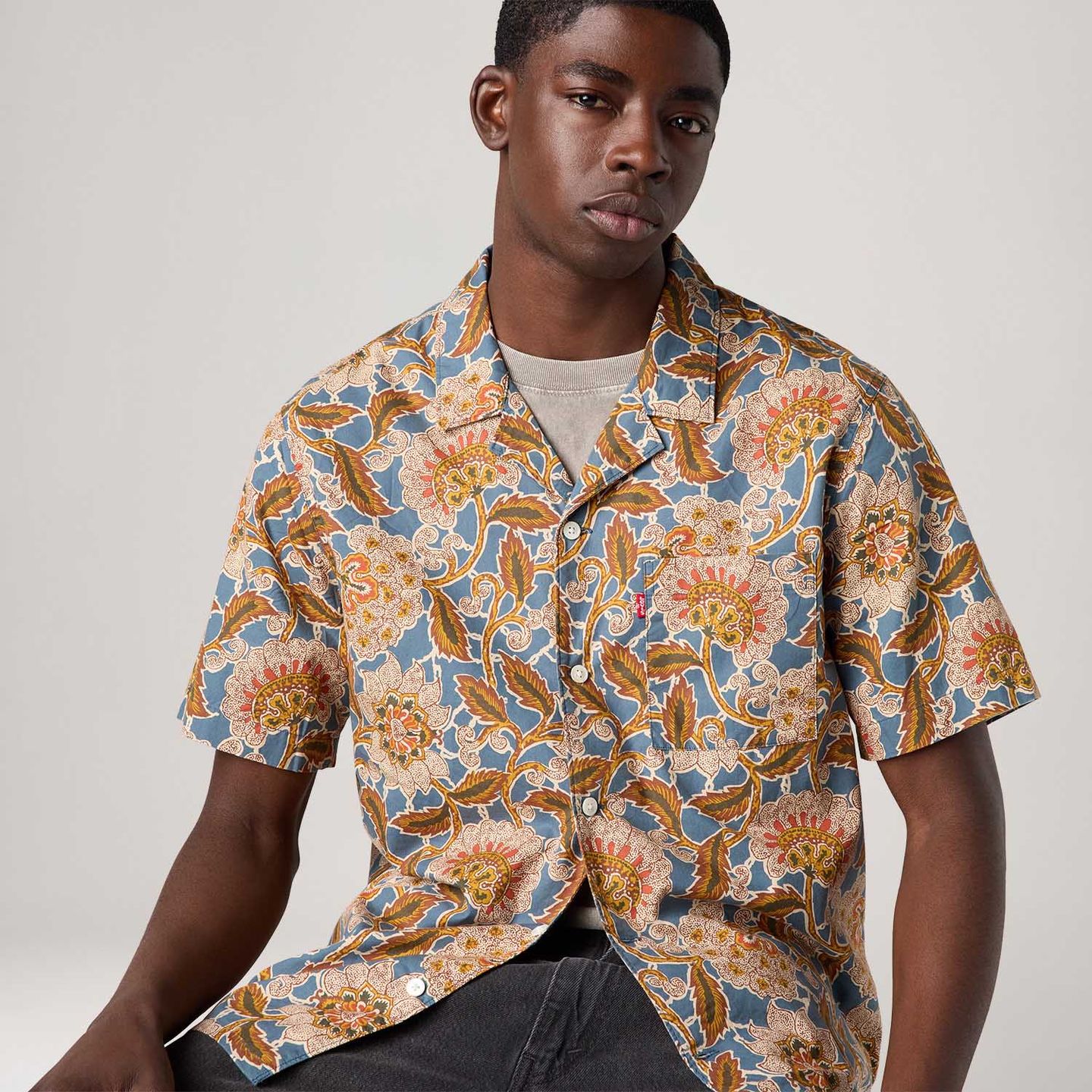 Camisa Levi's® The Sunset Camp Shirt Manga Curta - Levi's® Brasil