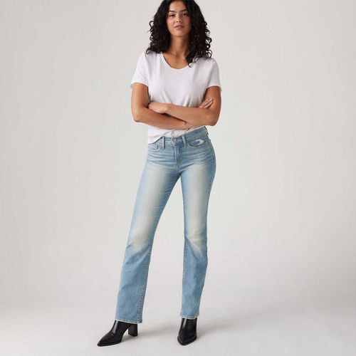 Calça Jeans Levi's® 315® Shaping Boot Lavagem Clara