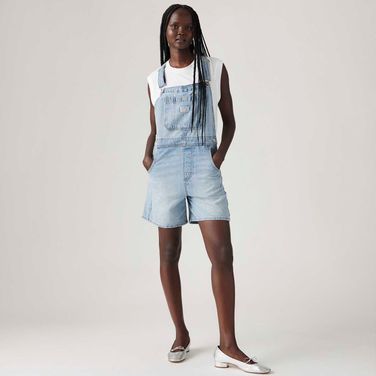 Macaquinho Jeans Levi's® Utility Lavagem Clara