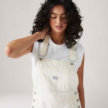 Macaquinho Jeans Levi's® Utility Off White 001UY0007