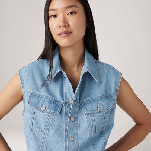 Vestido Jeans Levi's® Boiler Manga Longa 001WF0002