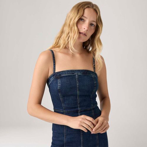 Vestido Jeans Levi's® Seamed Lavagem Média