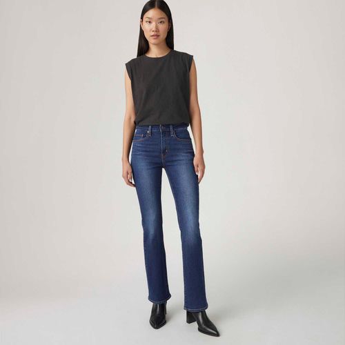 Calça Jeans Levi's® 725® High Rise Bootcut Lavagem Escura
