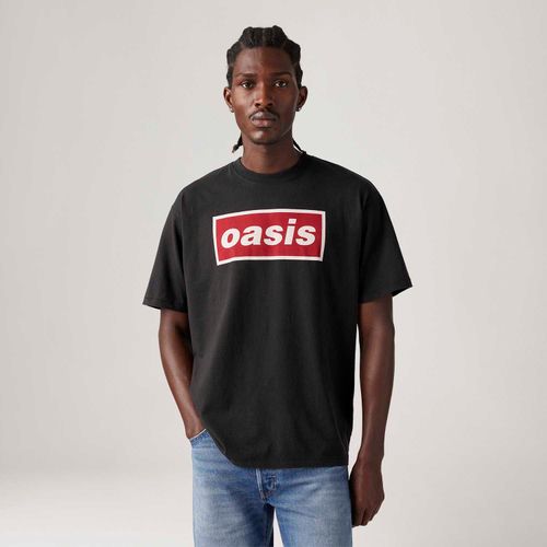 Camiseta Levi's® Graphic Tee Preta Manga Curta | Collab Oasis