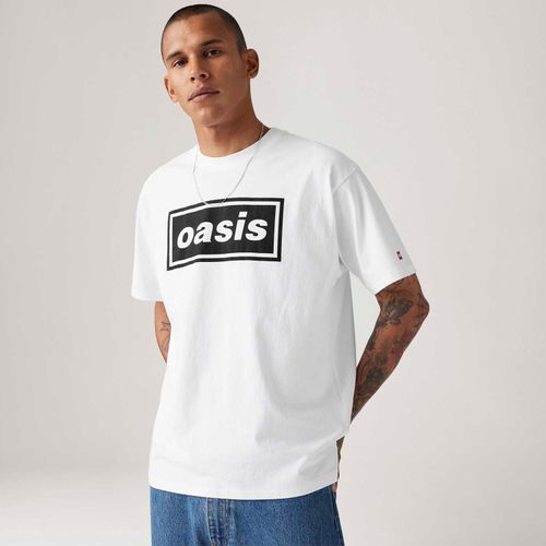 Camiseta Levi's® Graphic Tee Branca Manga Curta | Collab Oasis