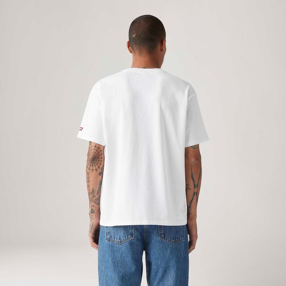 Camiseta Levi's® Graphic Tee Branca Manga Curta | Collab Oasis