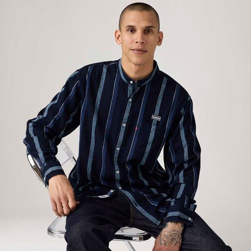 Camisa Jeans Levi's® Listrada Manga Longa | Collab Oasis