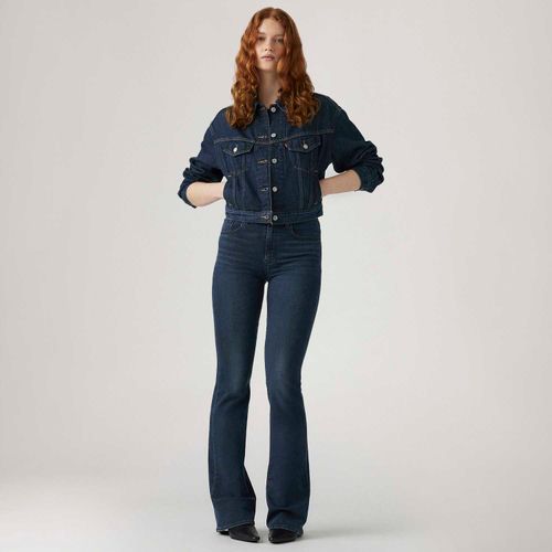 Calça Jeans Levi's® 726® High Rise Flase Lavagem Escura