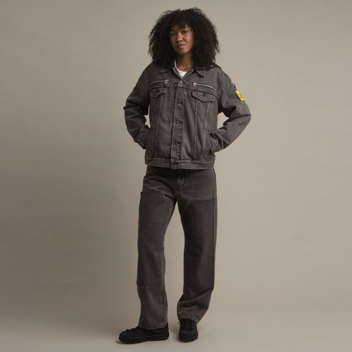 Jaqueta Jeans Levi's® The Trucker Preta | Collab PodPah
