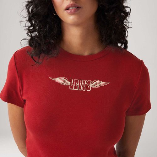 Camiseta Levi's® Essential Sporty Vermelha Manga Curta A87980033
