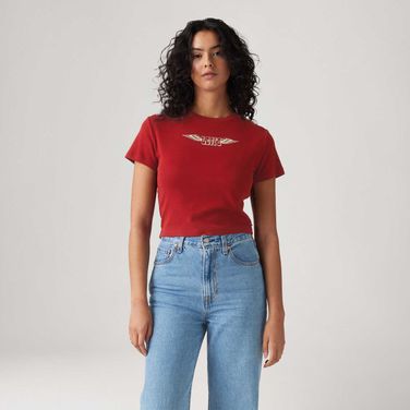 Camiseta Levi's® Essential Sporty Vermelha Manga Curta A87980033