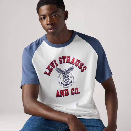 Camiseta Levi's® Retro Ringer Reglan Manga Curta A92780001