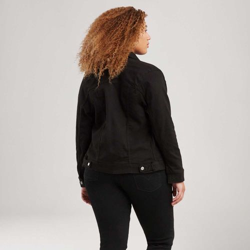 Jaqueta Levi's® Original Trucker Plus Size Preta