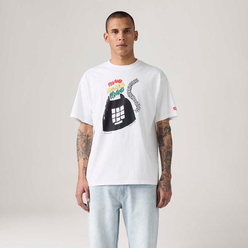 Camiseta Levi's® Graphic Branca Manga Curta | Collab De La Soul