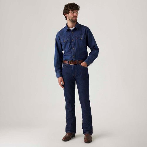 Calça Jeans Levi's® 537® Western Bootcut Lavagem Escura