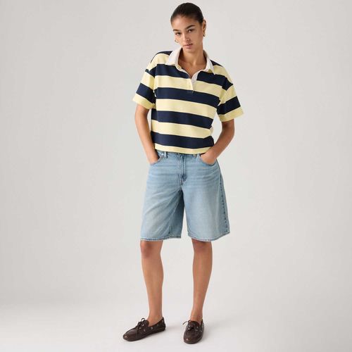 Bermuda Jorts Jeans Levi's® Baggy Dad Lavagem Média