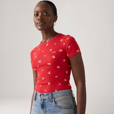 Camiseta Levi's® Hayes Vermelha Manga Curta