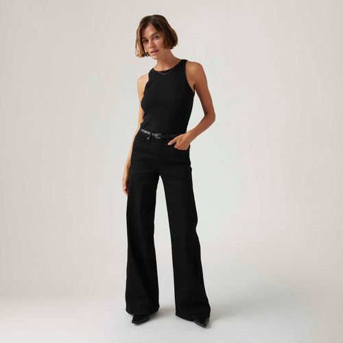 Calça Jeans Levi's® 318® Shaping WideLeg Preta