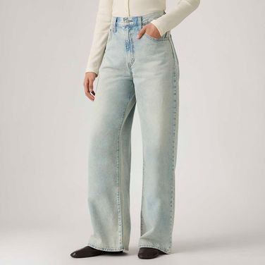 Calça Jeans Levi's® Cinch Baggy Lavagem Clara